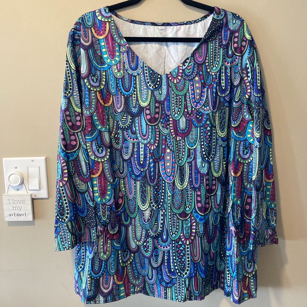 Colourful Patterned Top - Picture 8 of 13